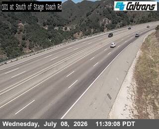 Snapshot from US-101 : South of Old Stagecoach Road