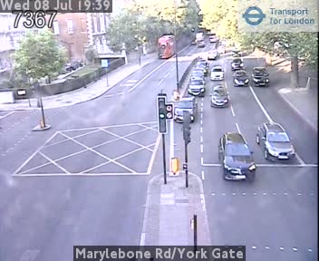 Snapshot from Marylebone Rd/York Gate