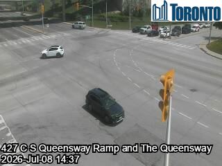 Snapshot from THE QUEENSWAY / 427 C S QUEENSWAY RAMP / SHERWAY GARDENS RD