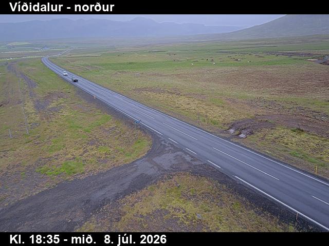 Snapshot from Víðidalur — Víðidalur til norðurs