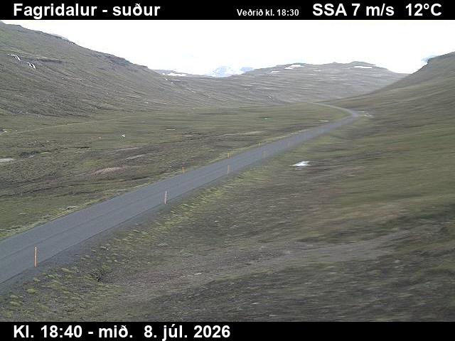 Snapshot from Fagridalur — Fagridalur séð til suðurs