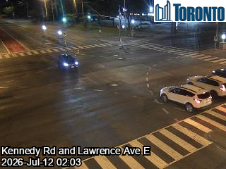 Snapshot from LAWRENCE AVE E / KENNEDY RD