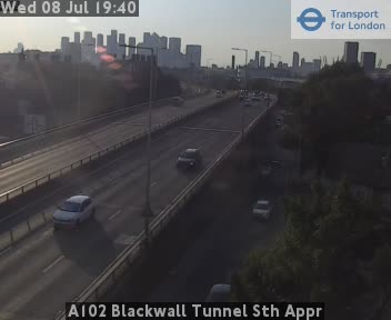 Snapshot from A102 Blackwall Tunnel Sth Appr