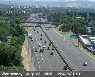 Snapshot from Hwy 50 at Hazel Ave OC WO WB 3