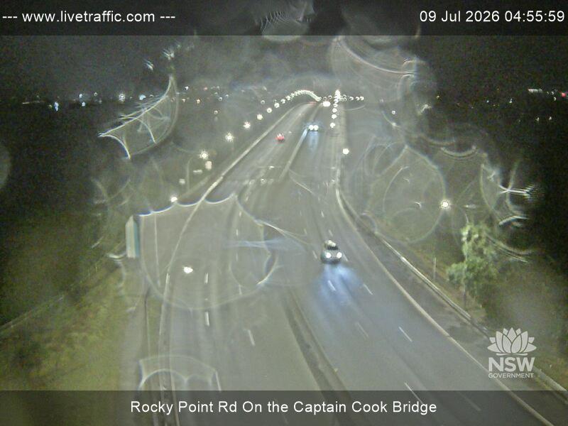 Snapshot from Rocky Point Rd and Captain Cook Bridge