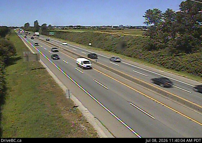 Snapshot from Hwy 91 at No.8 Road - W