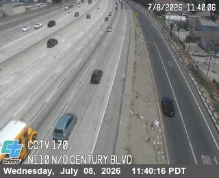 Snapshot from I-110 : (170) North Of Century Blvd