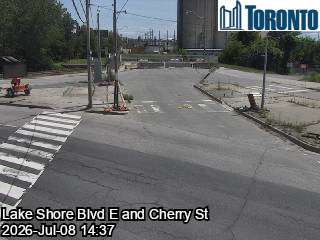 Snapshot from LAKE SHORE BLVD E / CHERRY ST