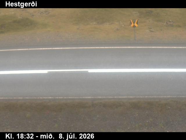 Snapshot from Hestgerði — Hestgerði niður á veg