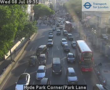 Snapshot from Hyde Park Corner/Park Lane