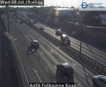 Snapshot from A406 Fulbourne Road