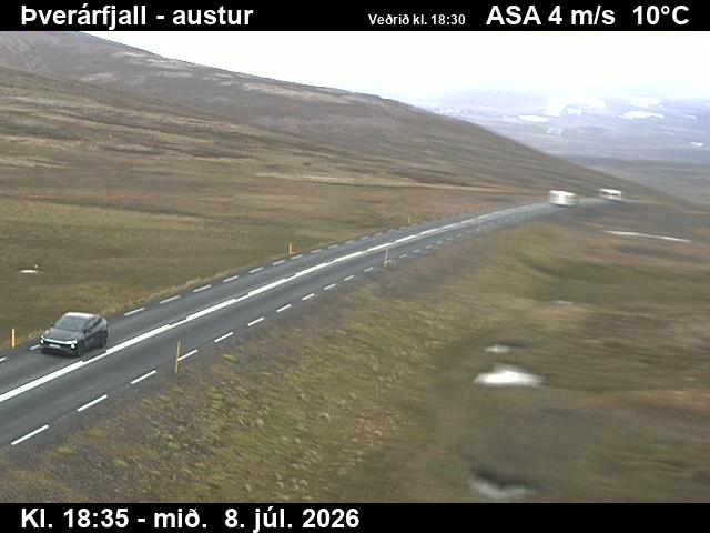 Snapshot from Þverárfjall — Þverárfjall séð til austurs