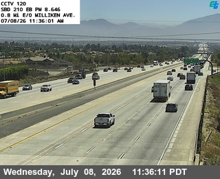 Snapshot from I-210 : (120) 0.8 Miles East of Milliken