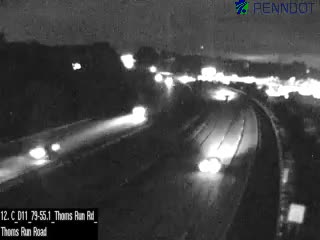 Snapshot from I-79 @ MM 55.1 (Thoms Run And Oakdale Rd) Northbound
