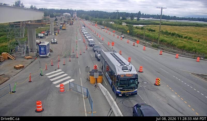 Snapshot from Hwy 15 at Fraser Highway - NW