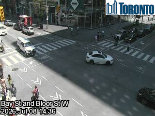 Snapshot from BAY ST / BLOOR ST W