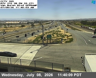 Snapshot from I-215 : (265) Van Buren Boulevard Offramp