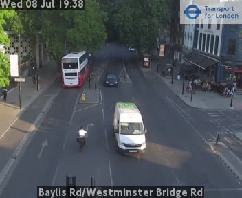 Snapshot from Baylis Rd/Westminster Bridge Rd