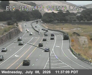 Snapshot from TV485 -- SR-12 : East of Napa County Line