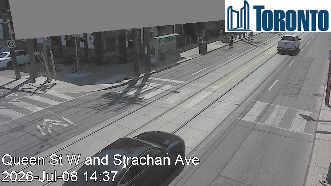 Snapshot from QUEEN ST W / STRACHAN AVE
