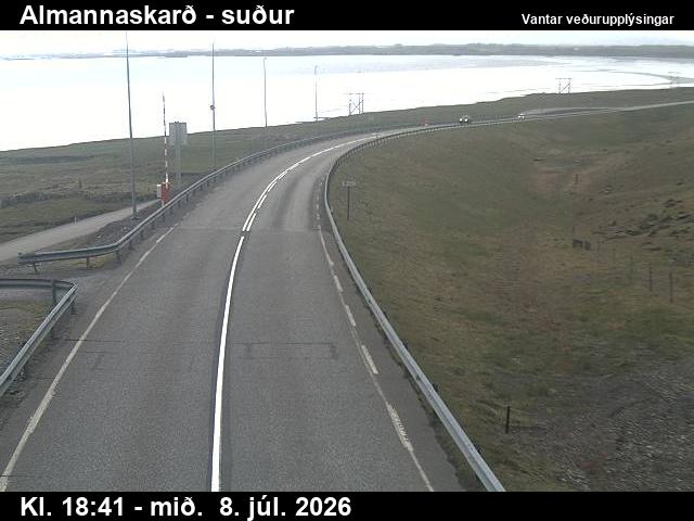 Snapshot from Almannaskarð - suður — Almannaskarð séð til suðurs