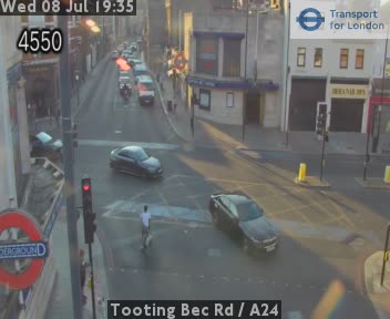 Snapshot from Tooting Bec Rd / A24