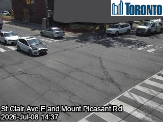 Snapshot from MOUNT PLEASANT RD / ST CLAIR AVE E