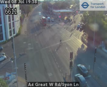 Snapshot from A4 Great W Rd/Syon Ln