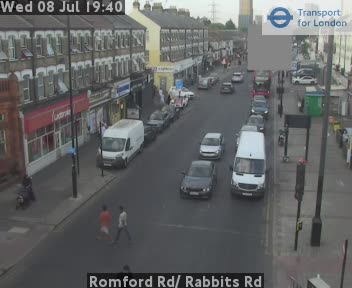 Snapshot from Romford Rd/ Rabbits Rd