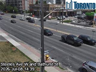 Snapshot from STEELES AVE W / BATHURST ST