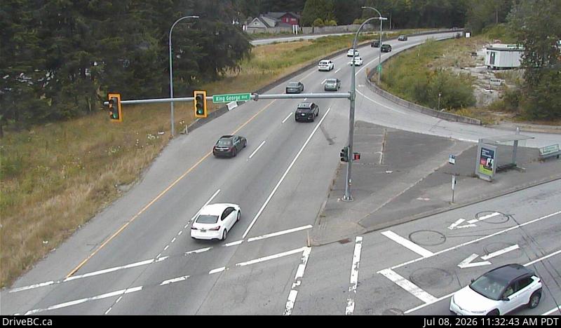 Snapshot from Hwy 10 at King George Boulevard - W