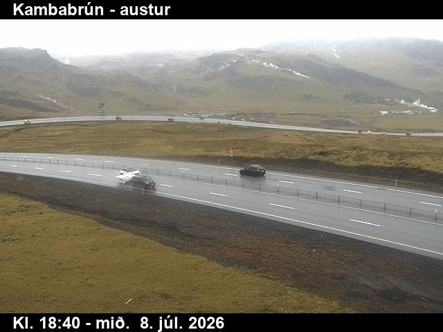 Snapshot from Kambar — Kambabrún til Hveragerðis