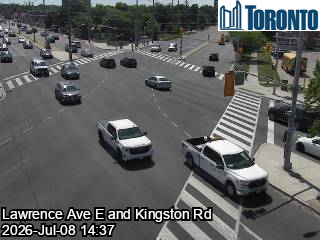 Snapshot from KINGSTON RD / LAWRENCE AVE E