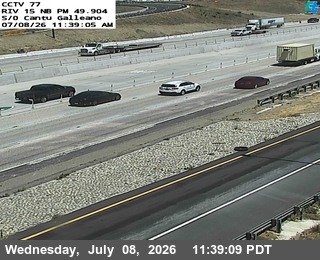 Snapshot from I-15 : (77) S of Cantu Galleano