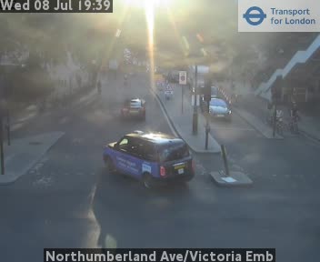 Snapshot from Northumberland Ave/Victoria Emb