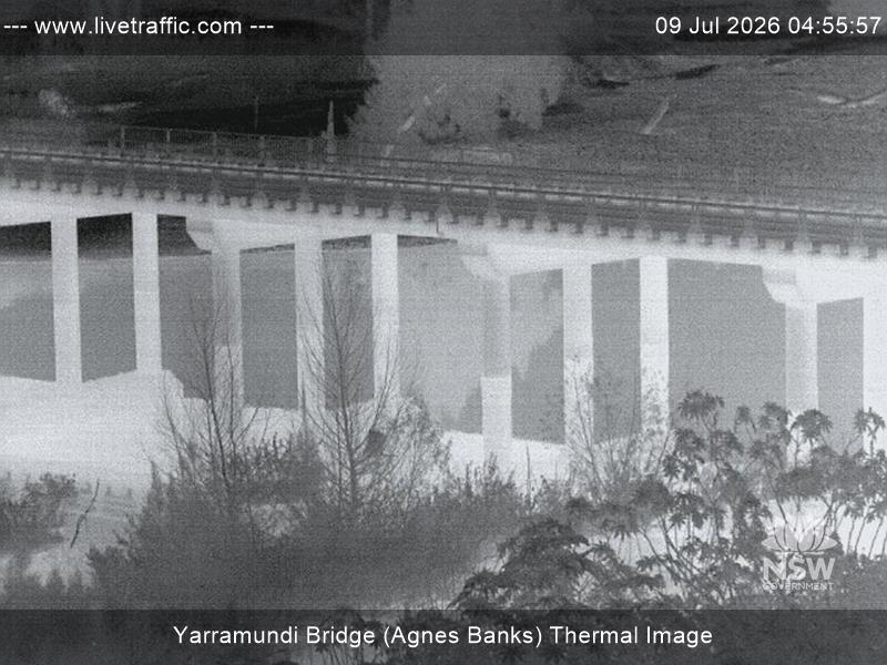Snapshot from Yarramundi Bridge (Thermal Image)