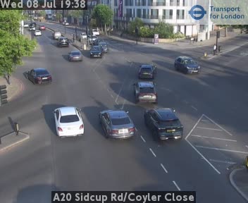 Snapshot from A20 Sidcup Rd/Coyler Close