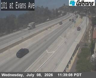 Snapshot from US-101 : Evans Avenue