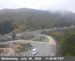 Snapshot from TVE68 -- US-101 :  AT BOWERS VISTA  POINT EXIT