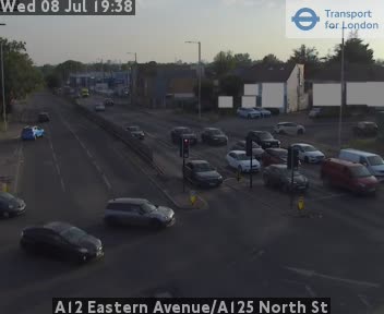 Snapshot from A12 Eastern Avenue/A125 North St