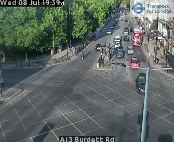 Snapshot from A13 Burdett Rd
