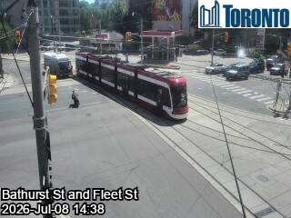 Snapshot from LAKE SHORE BLVD W / BATHURST ST / FLEET ST