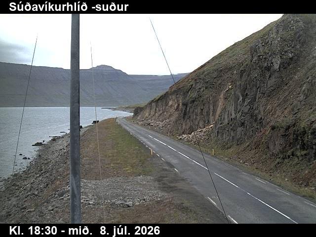 Snapshot from Súðavíkurhlíð — Súðavíkurhlíð að Súðavík