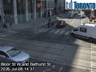Snapshot from BATHURST ST / BLOOR ST W