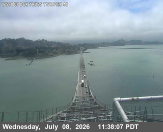 Snapshot from TVR03 -- I-580 : Upper Deck Truss Tower Pier 48