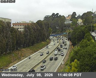 Snapshot from TV313 -- US-101 : At 23rd St
