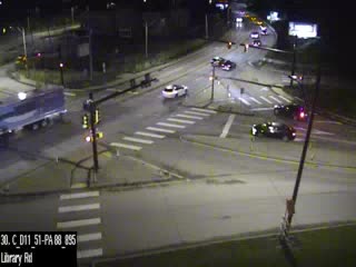 Snapshot from Library Rd @ Saw Mill Run Blvd Northbound