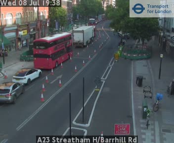 Snapshot from A23 Streatham H/Barrhill Rd
