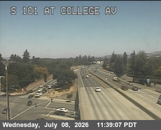 Snapshot from TV141 -- US-101 : College Avenue