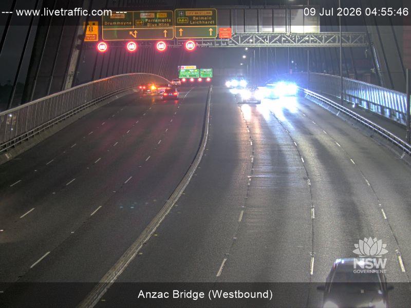 Snapshot from Anzac Bridge (Westbound)
